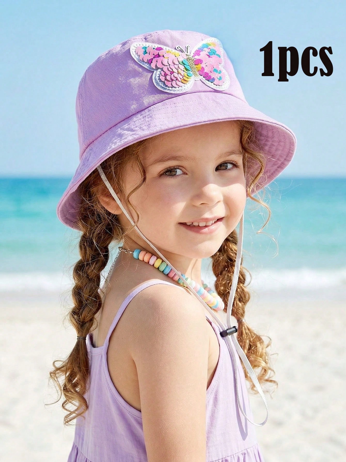 1pcs 3-8Y Girls Sequined Butte - Fishing Hat recension och pris