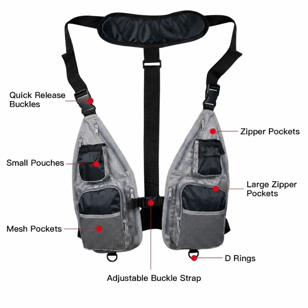 Durable Quick Dry Fishing Vest - Fishing Vest recension och pris