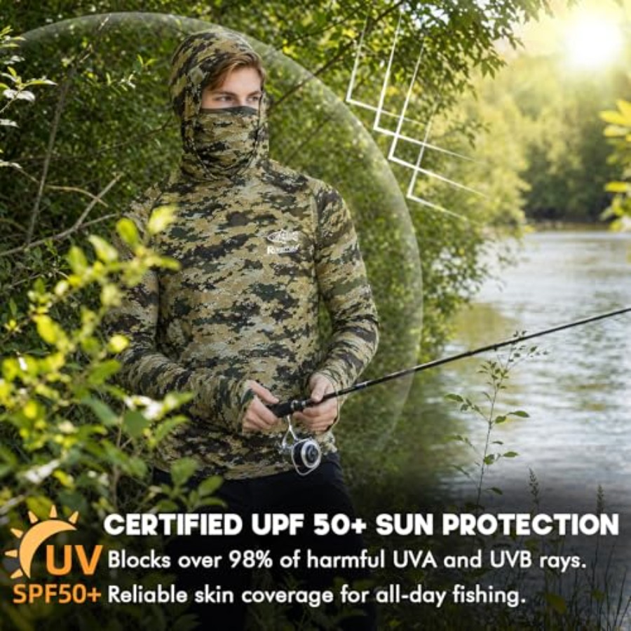 UPF 50+ Fishing Hoodie with Ne - Fishing Hoodie recension och pris