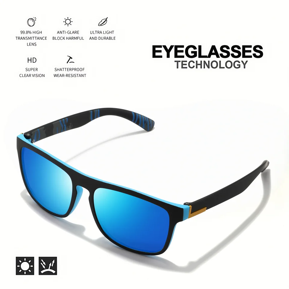 1-4PCS Men Classical Square Po - Fishing Sunglasses Polarized recension och pris