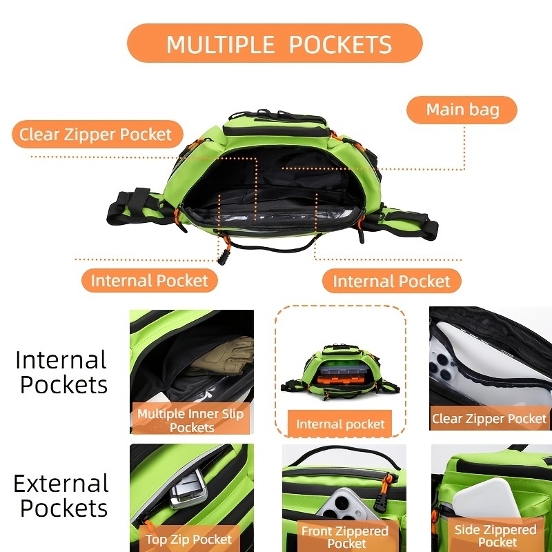Large Capacity Multifunctional - Fishing Backpack recension och pris