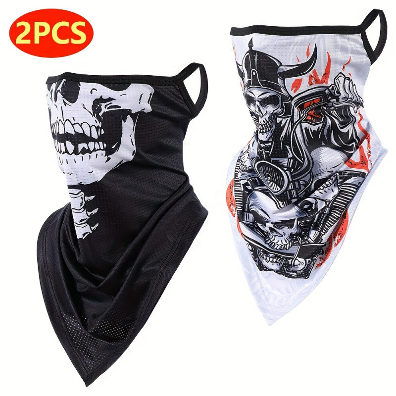 2-Pack, Men's Gothic Mask and  - Fishing Mask Sun Protection recension och pris