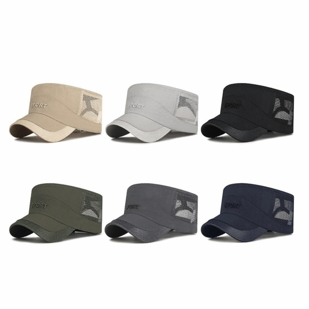 New Adjustable Flat Top Cap Su - Fishing Hat recension och pris
