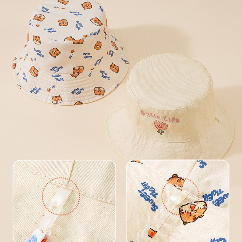Letter Embroidered Baby Bucket - Fishing Hat recension och pris