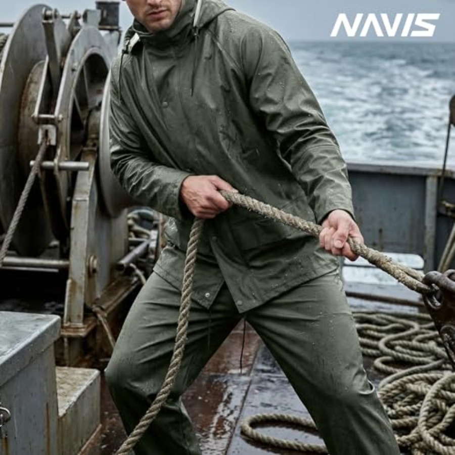 Mens PRO Workwear 3-Piece Wate - Fishing Rain Suit recension och pris
