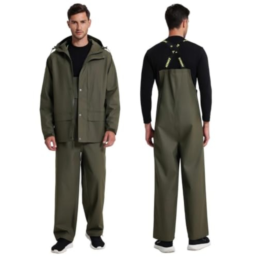 Mens PRO Workwear 3-Piece Wate - Fishing Rain Suit recension och pris