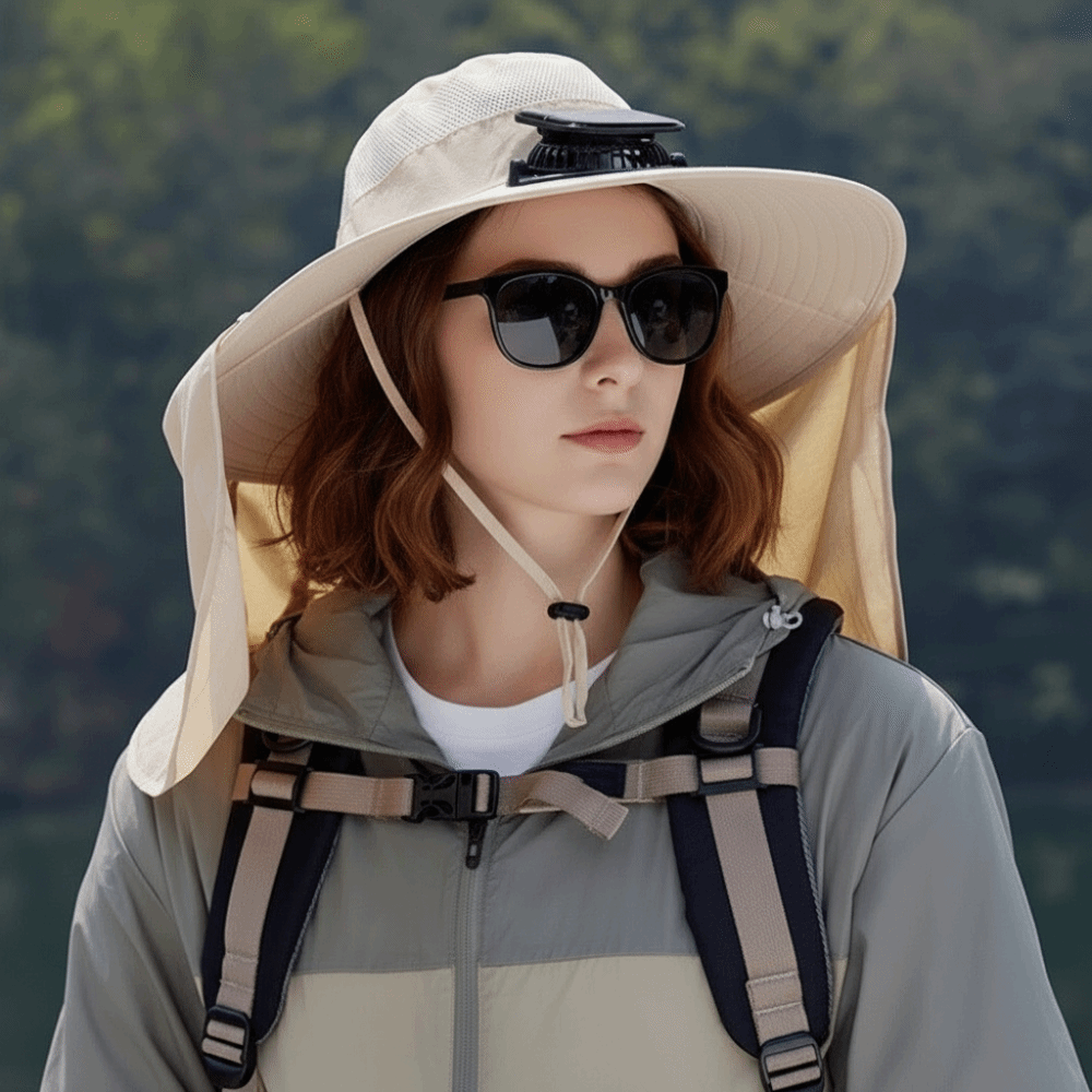 New UPF50+ Solar Fan Hat with  - Fishing Hat recension och pris