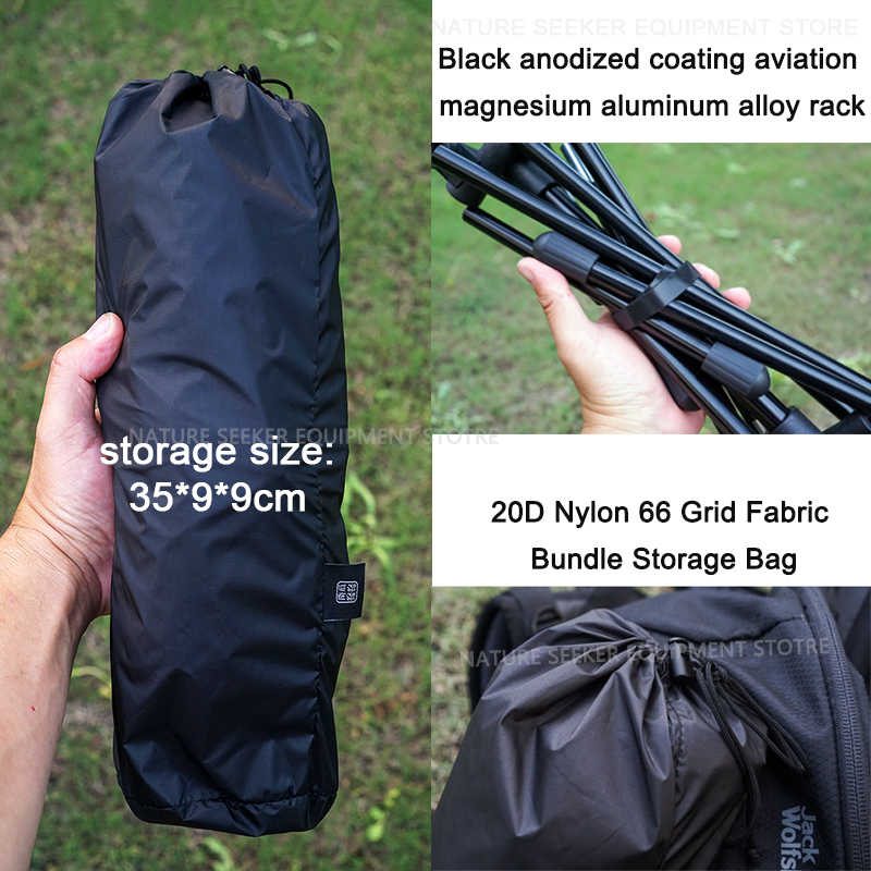 650g Ultralight Folding Campin - Fishing Backpack recension och pris