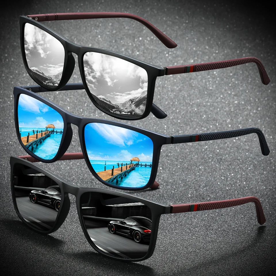 2/3PCS NEW 2025 Square Polariz - Fishing Sunglasses Polarized recension och pris