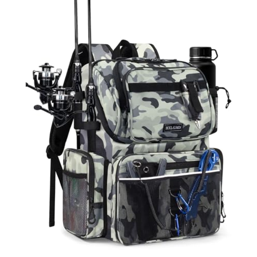 Fishing Backpack with Rod Hold - Fishing Backpack recension och pris