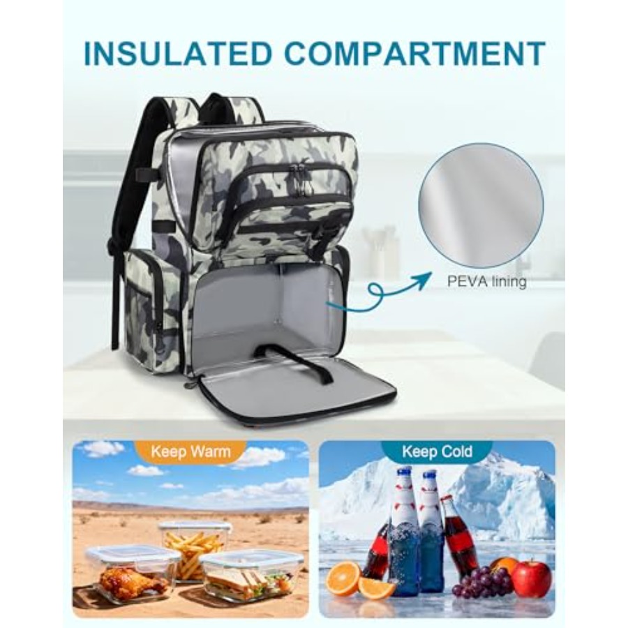 Fishing Backpack with Rod Hold - Fishing Backpack recension och pris