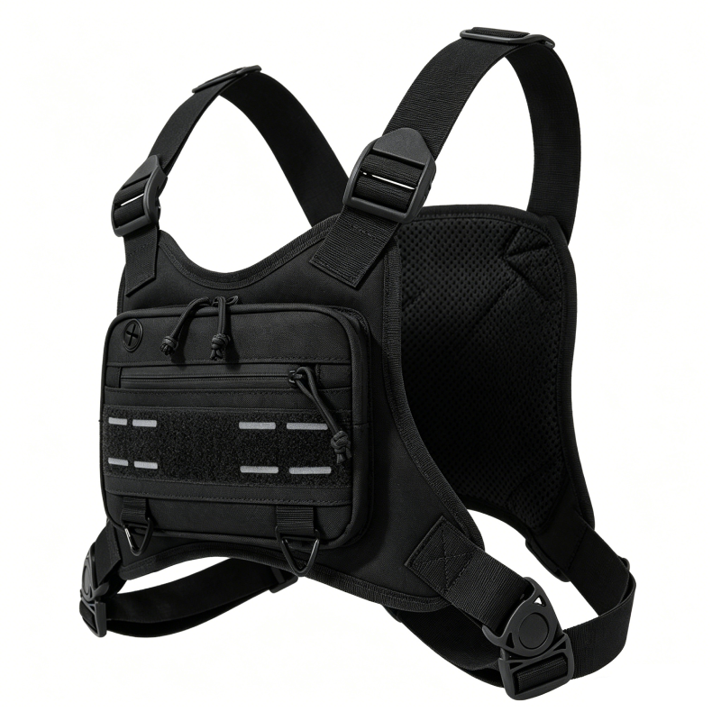 Tactical Front Chest Rig Bag V - Fishing Vest recension och pris
