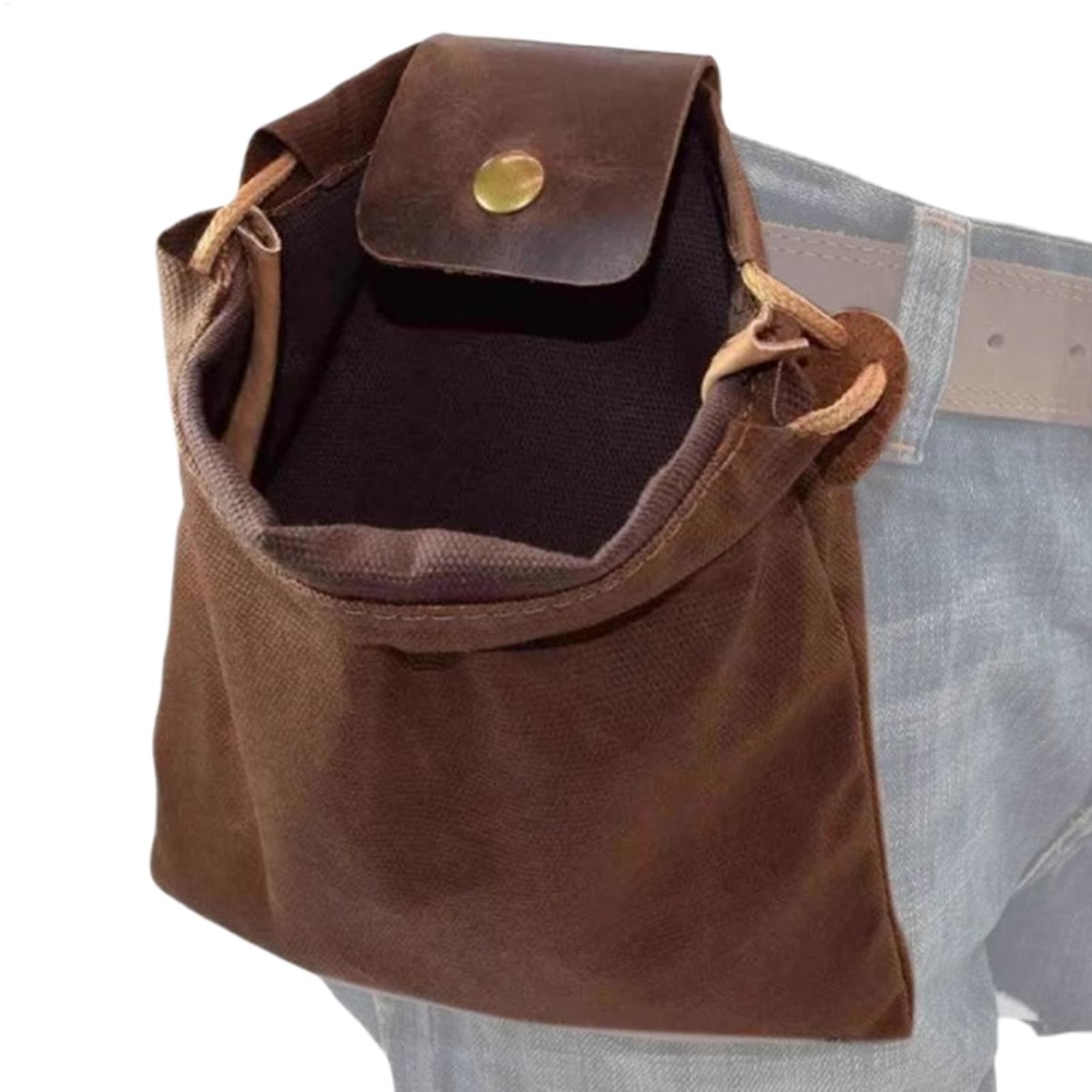 Portable Waxed Dump Pouch Mult - Fishing Belt recension och pris
