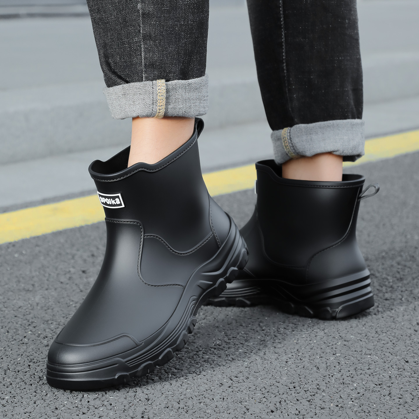 Fashionable new style men's mi - Fishing Boots recension och pris