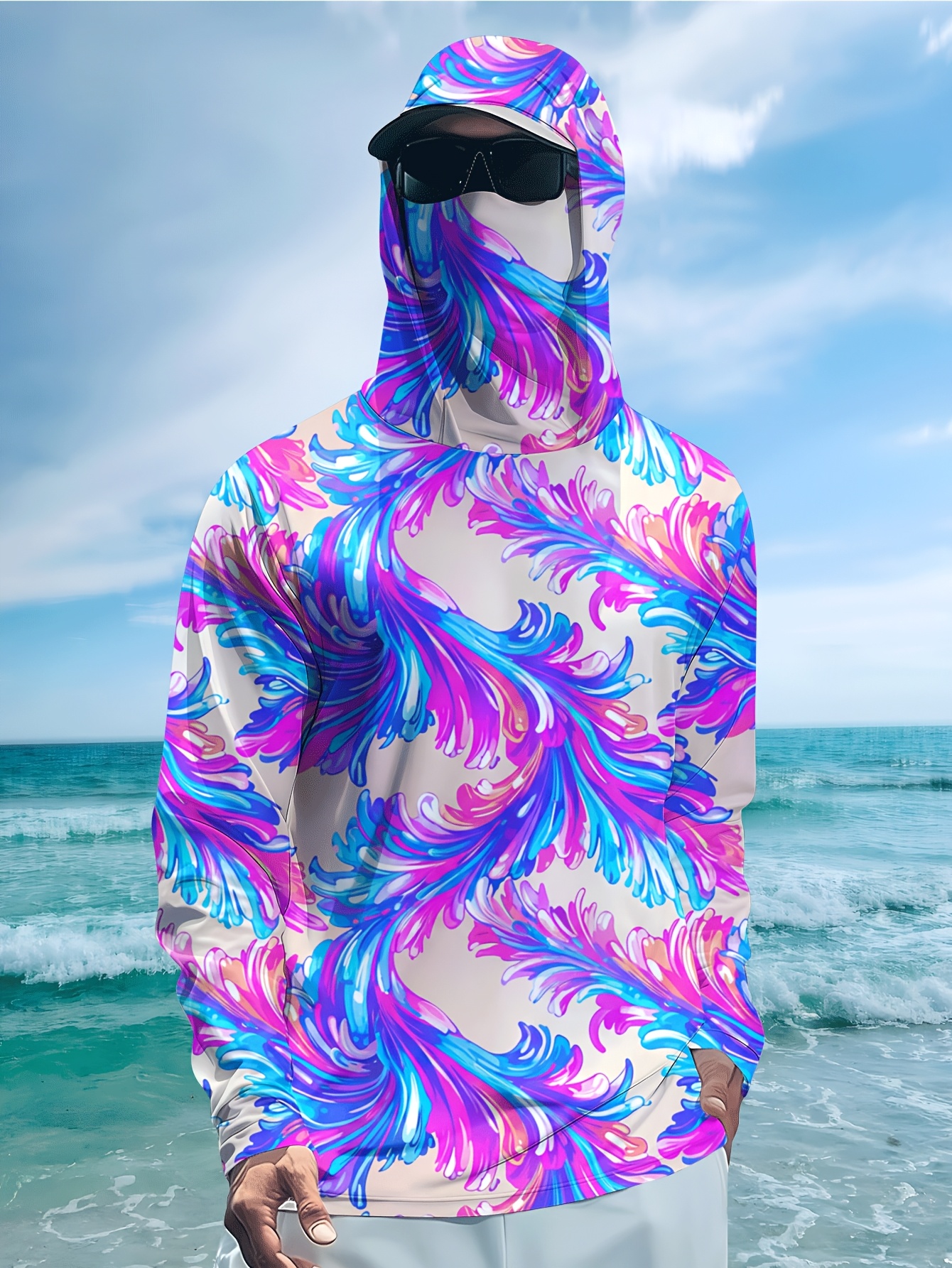 Men Hood Fishing Shirt long sl - Fishing Shirt Uv Protection recension och pris