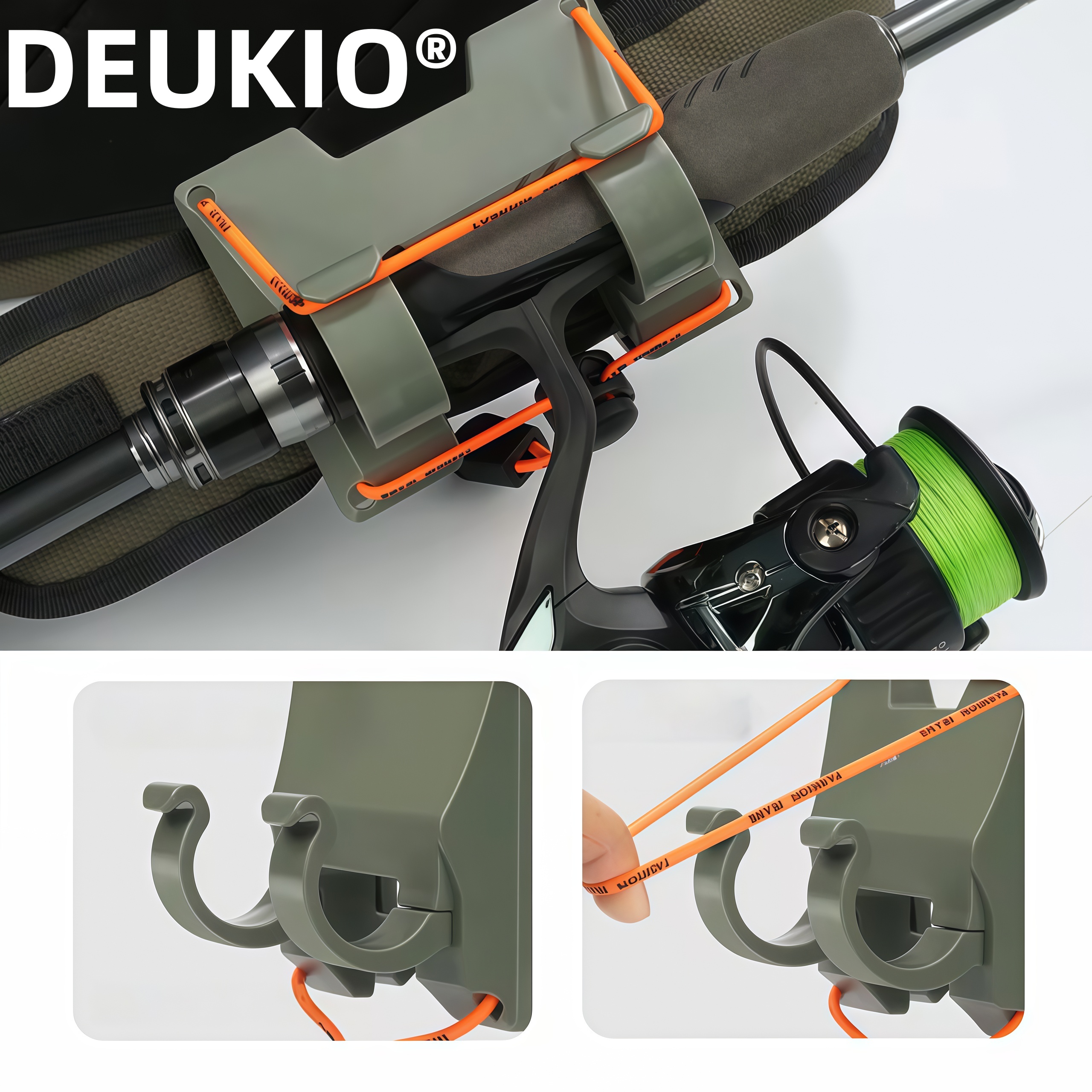DEUKIO Outdoor Belt Clip Rod H - Fishing Belt recension och pris