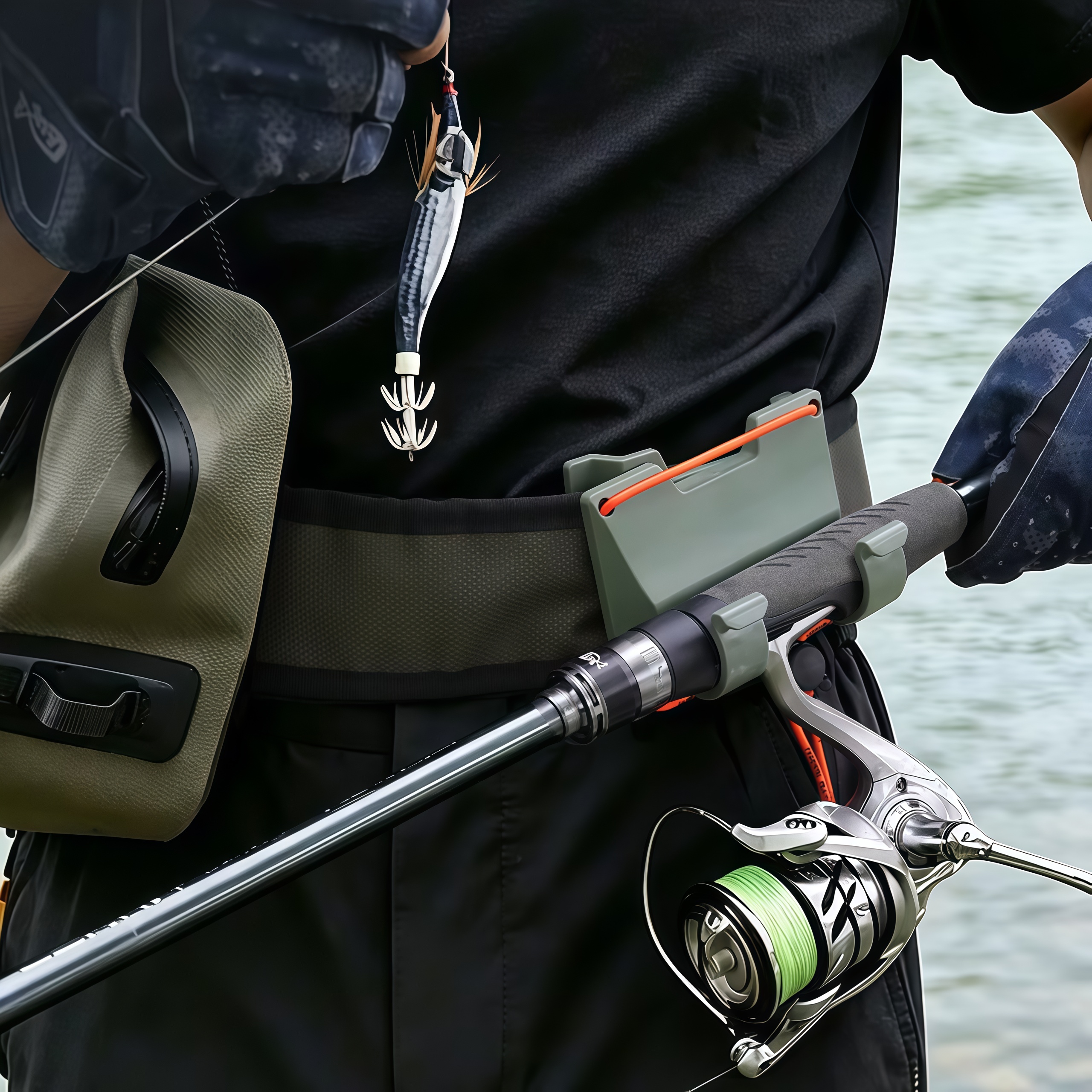 DEUKIO Outdoor Belt Clip Rod H - Fishing Belt recension och pris