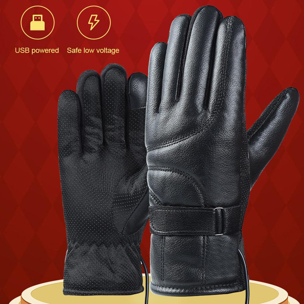 1 Pair USB Heating Gloves Rech - Fishing Gloves recension och pris