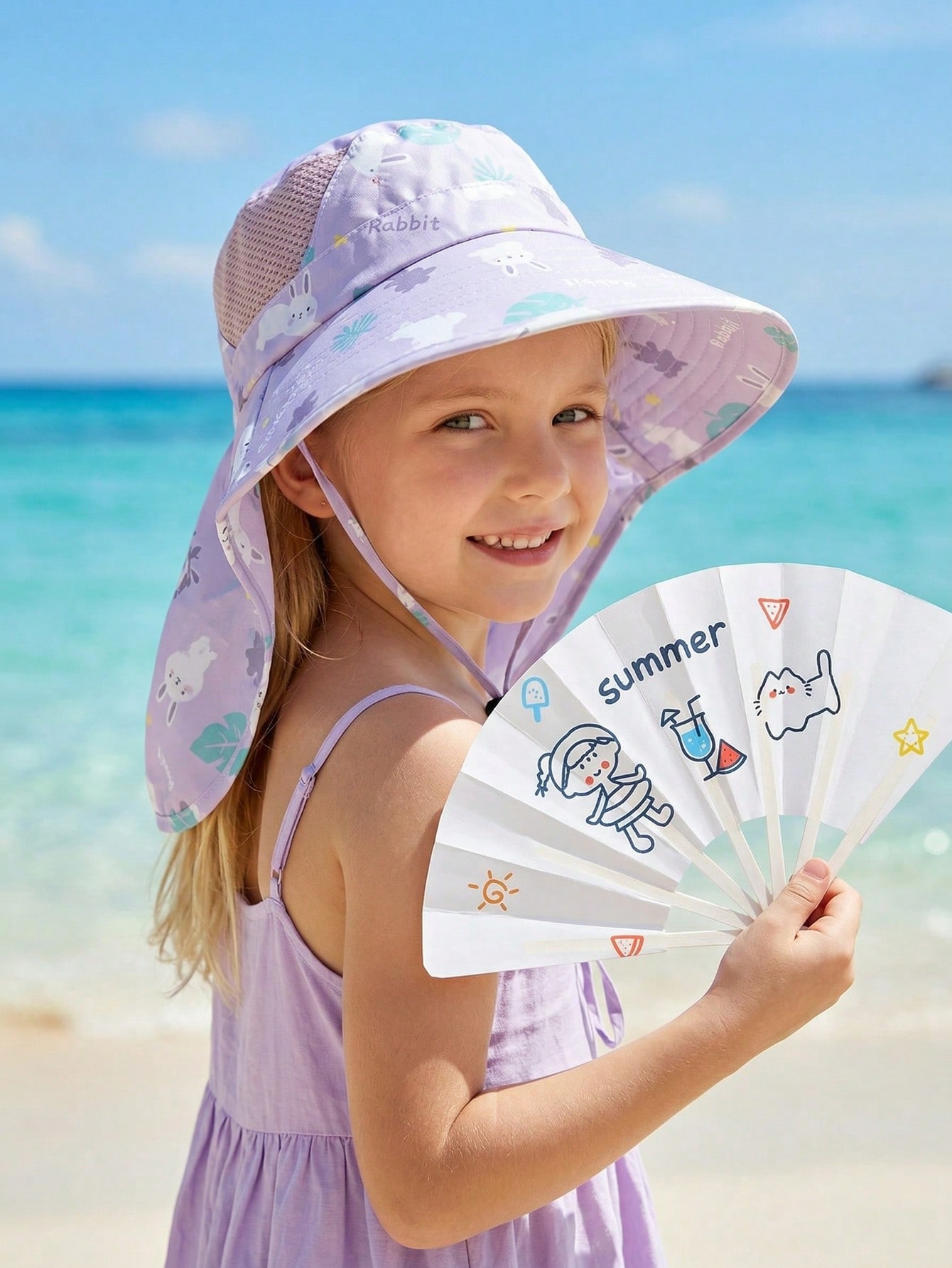 Cartoon Cape Kids Summer Sun F - Fishing Hat recension och pris