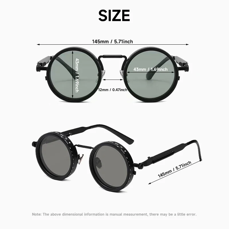 Polarized Round Sunglasses Men - Fishing Sunglasses Polarized recension och pris