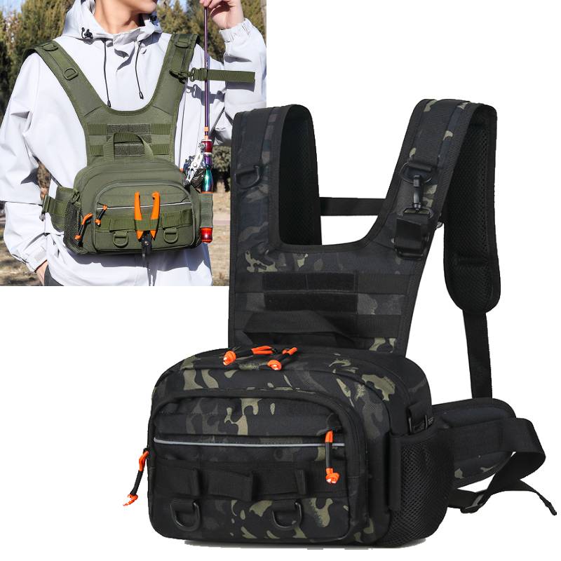 Men Chest Bag Tactical Fishing - Fishing Vest recension och pris