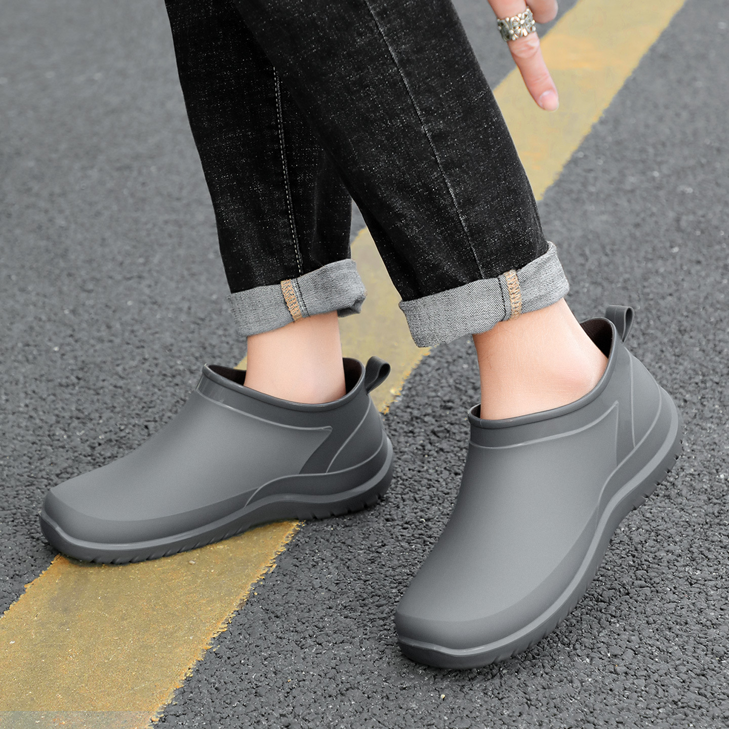 Rain boots Men's Waterproof Sh - Fishing Boots recension och pris