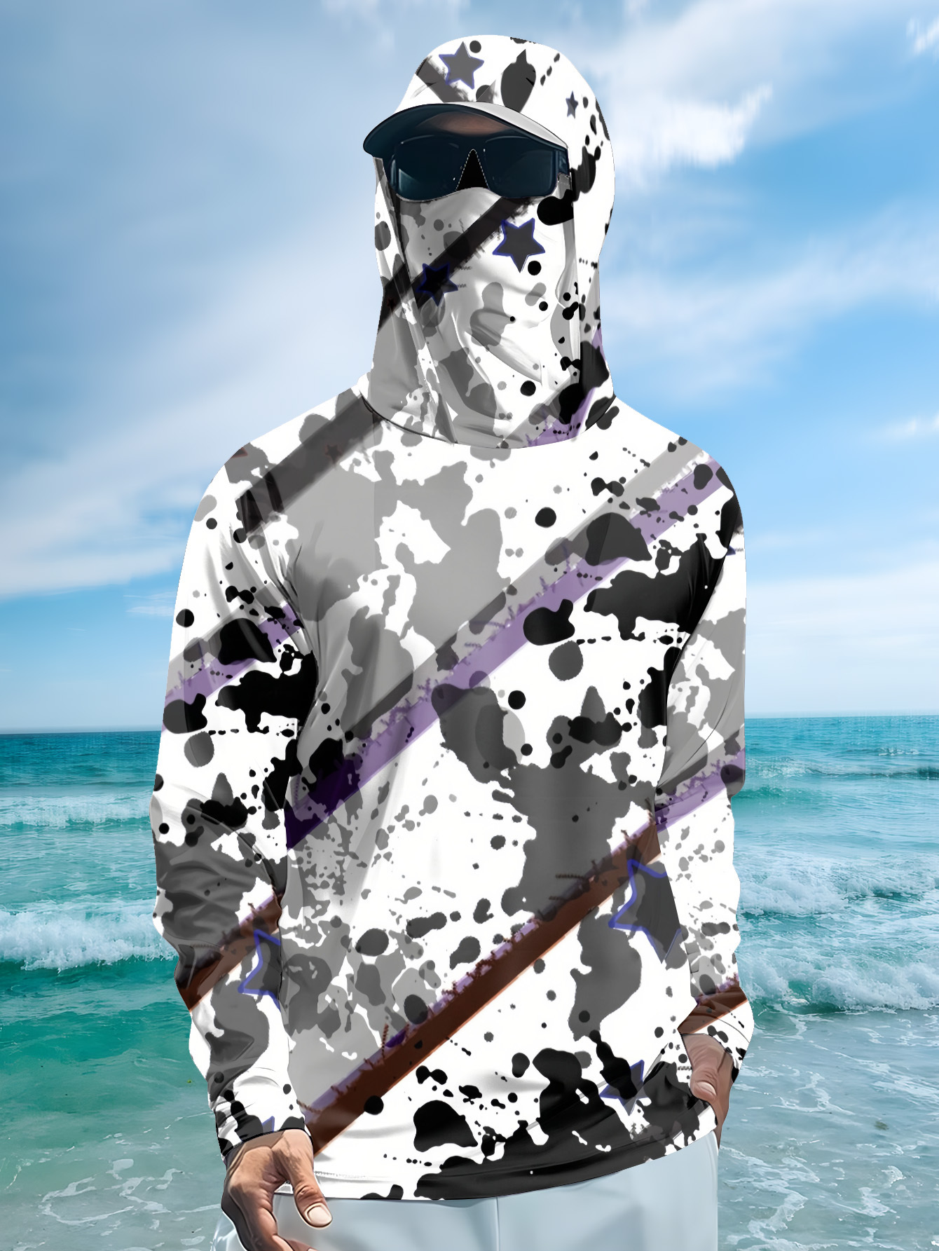 Men Hood Fishing Shirt long sl - Fishing Shirt Uv Protection recension och pris