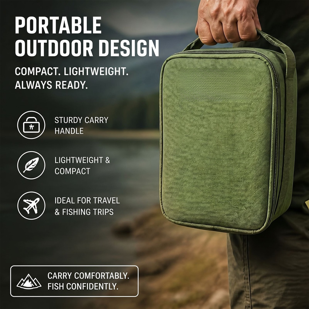Green Fishing Tackle Storage B - Fishing Bag Waterproof recension och pris
