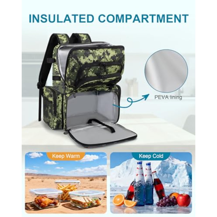 Fishing Backpack with Rod Hold - Fishing Backpack recension och pris
