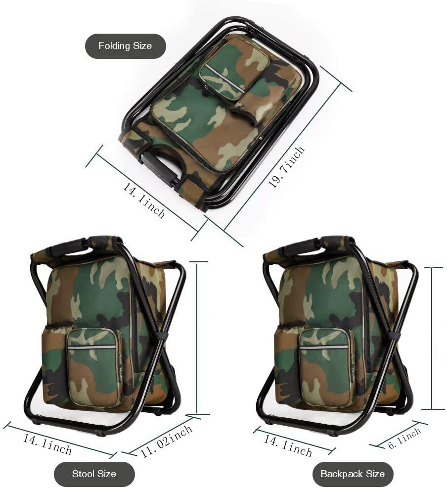 Portable Folding Camping Stool - Fishing Bag Waterproof recension och pris