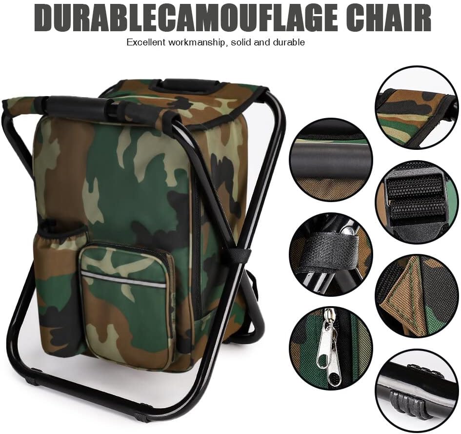 Portable Folding Camping Stool - Fishing Bag Waterproof recension och pris