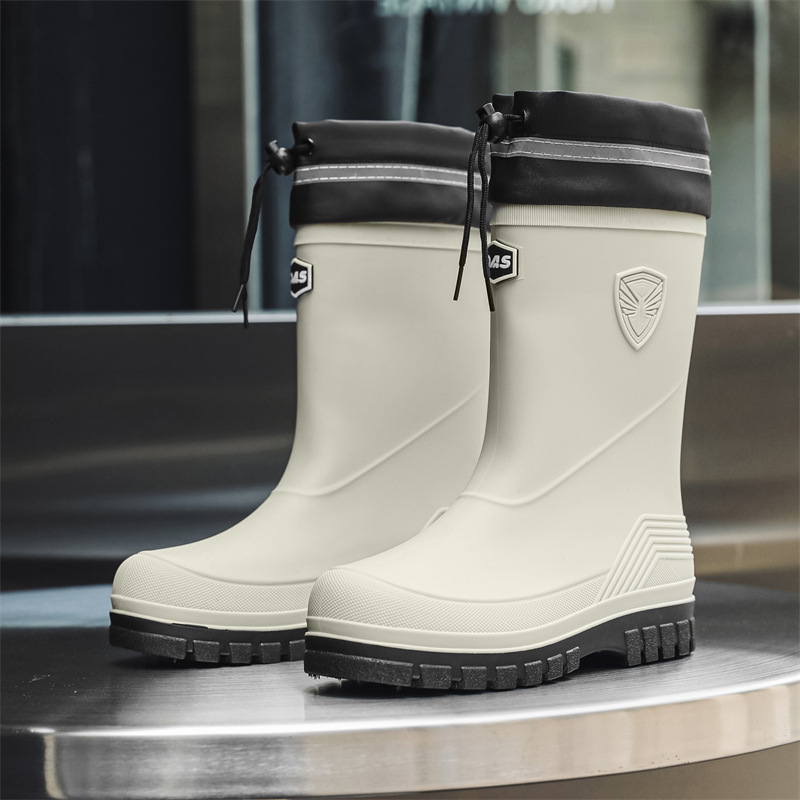 Fashion Men's Rain Boots Mid-C - Fishing Boots recension och pris