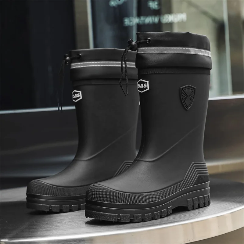 Fashion Men's Rain Boots Mid-C - Fishing Boots recension och pris