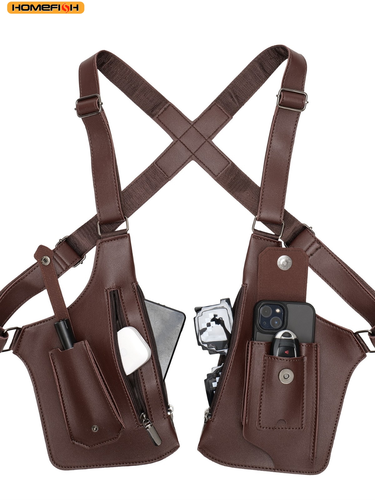 HOMEFISH Double Shoulder Strap - Fishing Belt recension och pris